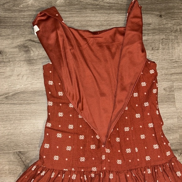 🩷FIRM PRICE🩷 WAYF Martini linen blend Drop Waist Mini Dress - Picture 13 of 14